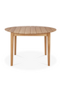 Round Teak Outdoor Dining Table | Ethnicraft Bok | Oroa.com