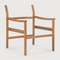 Minimalist Outdoor Lounge Chair | Ethnicraft Safari | Oroa.com