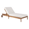 Teak Wheeled Adjustable Outdoor Lounger | Ethnicraft Jack | Oroa.com