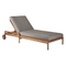 Teak Wheeled Adjustable Outdoor Lounger | Ethnicraft Jack | Oroa.com