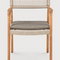 Beige Woven Outdoor Dining Chair | Ethnicraft Jack | Oroa.com