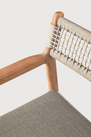 Beige Woven Outdoor Dining Chair | Ethnicraft Jack | Oroa.com