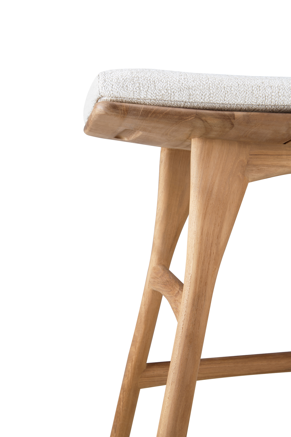 Scandinavian Outdoor Stool – Osso – material finish alternate view 5