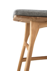 Scandinavian Outdoor Stool – Osso – material finish alternate view 12