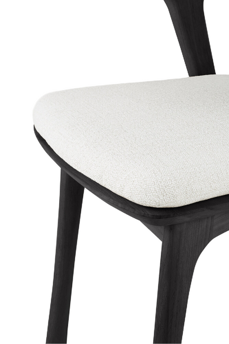 Black Teak Outdoor Dining Chair | Ethnicraft Bok | Oroa.com