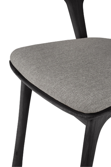 Black Teak Outdoor Dining Chair | Ethnicraft Bok | Oroa.com