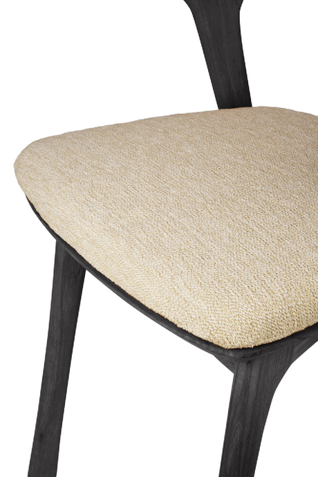 Black Teak Outdoor Dining Chair | Ethnicraft Bok | Oroa.com
