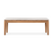 2-Seater Teak Cushioned Outdoor Bench | Ethnicraft Bok | Oroa.com