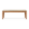 2-Seater Teak Cushioned Outdoor Bench | Ethnicraft Bok | Oroa.com