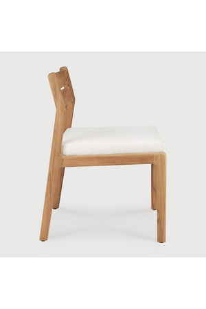 Teak Padded Outdoor Dining Chair | Ethnicraft Jack | Oroa.com