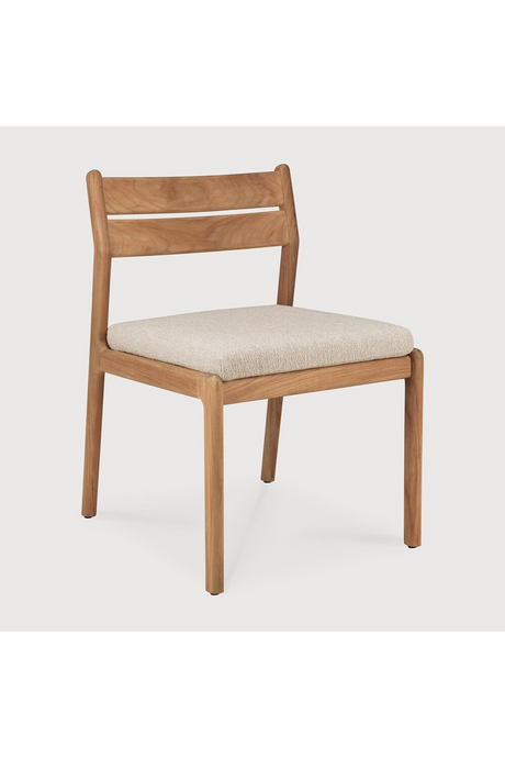Teak Padded Outdoor Dining Chair | Ethnicraft Jack | Oroa.com