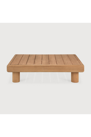 Slatted Teak Outdoor Coffee Table | Ethnicraft Monocle | Oroa.com