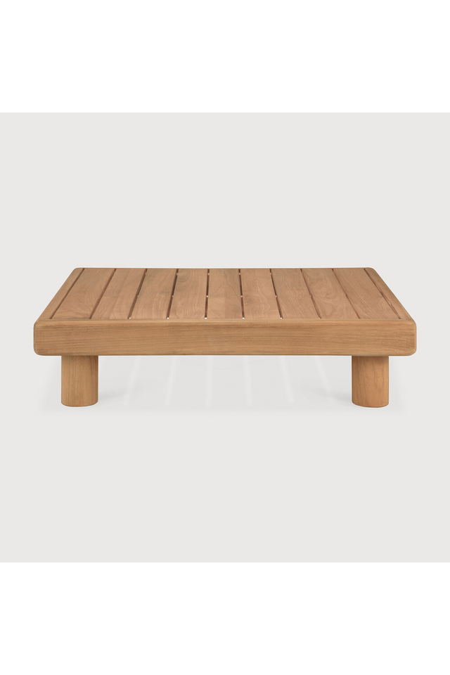 Slatted Teak Outdoor Coffee Table | Ethnicraft Monocle | Oroa.com