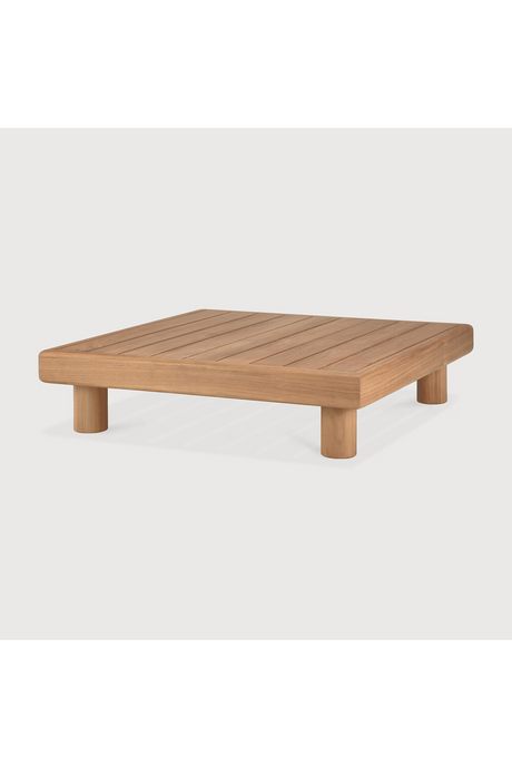 Slatted Teak Outdoor Coffee Table | Ethnicraft Monocle | Oroa.com