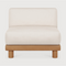 White Outdoor Modular Sofa | Ethnicraft Monocle | Oroa.com