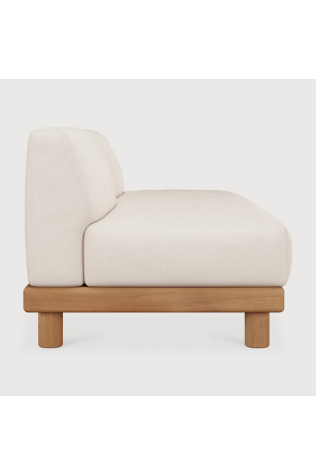 White Outdoor Modular Sofa – Monocle – material finish alternate view 13