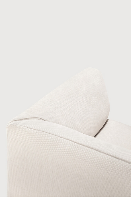 White Outdoor Modular End Sofa | Ethnicraft Monocle | Oroa.com