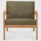 Teak Framed Outdoor Lounge Chair | Ethnicraft Jack | Oroa.com