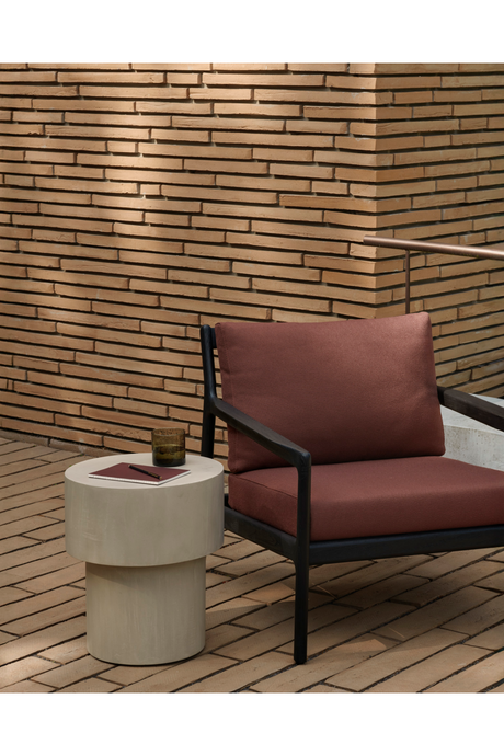 Black Teak Outdoor Lounge Chair | Ethnicraft Jack | Oroa.com