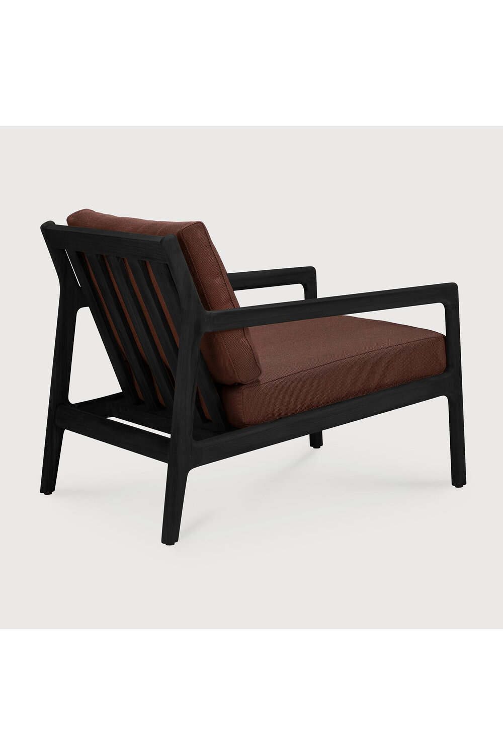 Black Teak Outdoor Lounge Chair | Ethnicraft Jack | Oroa.com