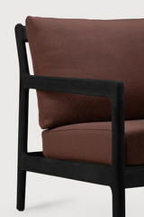 Black Teak Outdoor Lounge Chair | Ethnicraft Jack | Oroa.com