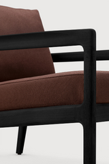 Black Teak Outdoor Lounge Chair | Ethnicraft Jack | Oroa.com