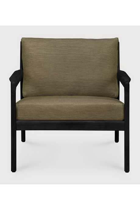 Black Teak Outdoor Lounge Chair | Ethnicraft Jack | Oroa.com