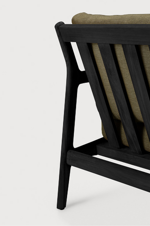 Black Teak Outdoor Lounge Chair | Ethnicraft Jack | Oroa.com