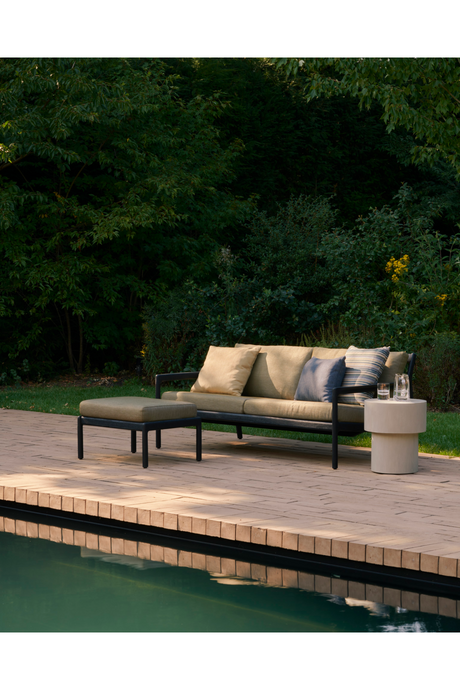 Black Teak Outdoor Sofa | Ethnicraft Jack | Oroa.com