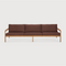 Teak Outdoor 3-Seater Sofa | Ethnicraft Jack | Oroa.com