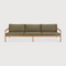 Teak Outdoor 3-Seater Sofa | Ethnicraft Jack | Oroa.com