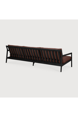 Black Teak 3+ Seater Outdoor Sofa | Ethnicraft Jack | Oroa.com