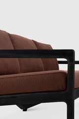 Black Teak 3+ Seater Outdoor Sofa | Ethnicraft Jack | Oroa.com