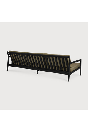 Black Teak 3+ Seater Outdoor Sofa | Ethnicraft Jack | Oroa.com