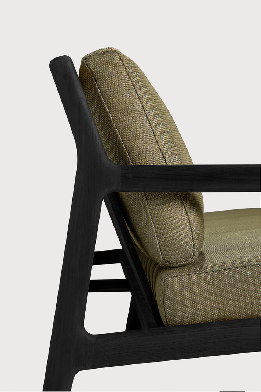 Black Teak 3+ Seater Outdoor Sofa | Ethnicraft Jack | Oroa.com