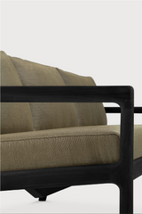 Black Teak 3+ Seater Outdoor Sofa | Ethnicraft Jack | Oroa.com