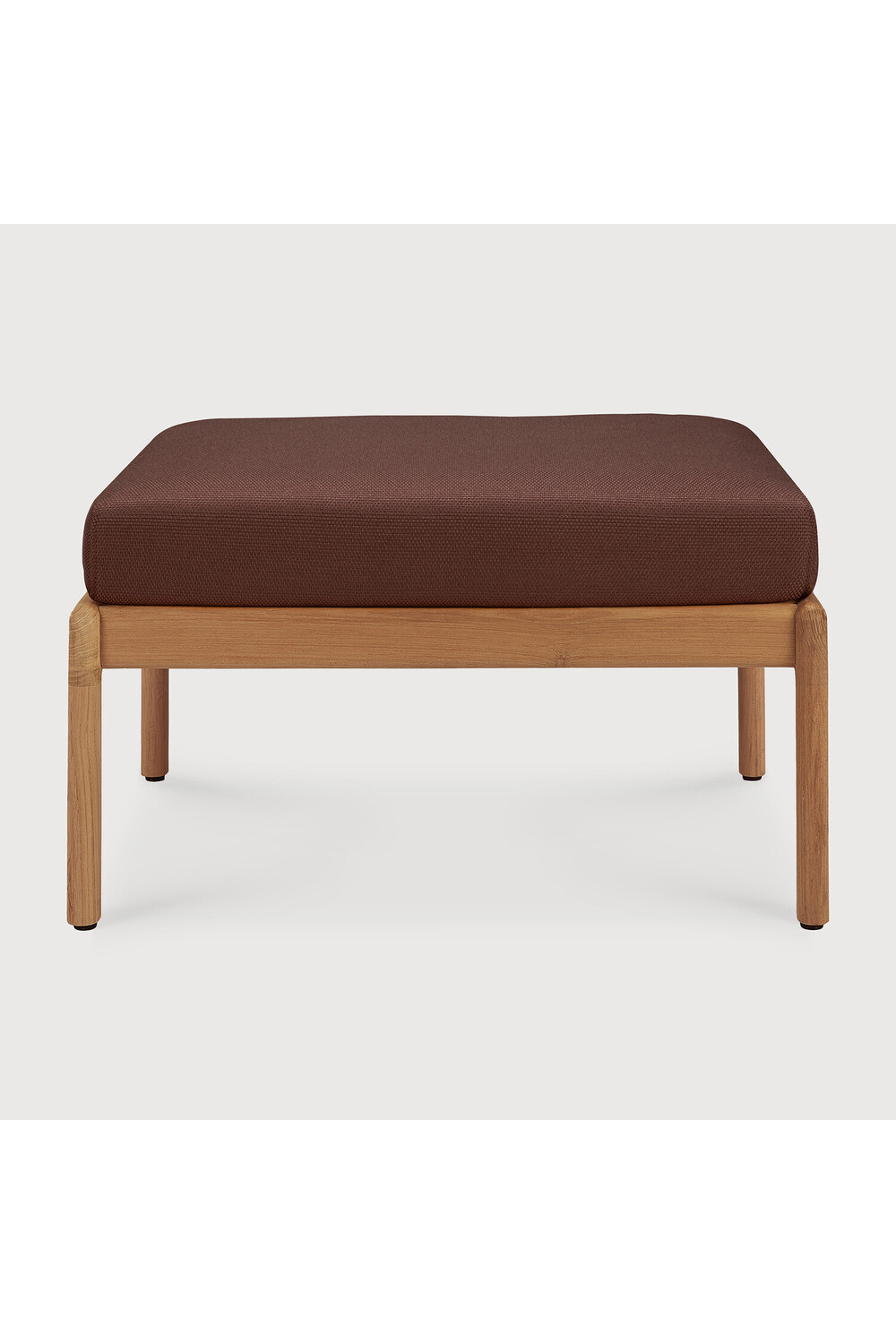 Natural Teak Outdoor Ottoman | Ethnicraft Jack | Oroa.com