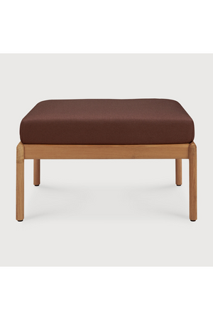 Natural Teak Outdoor Ottoman | Ethnicraft Jack | Oroa.com