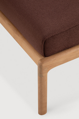 Natural Teak Outdoor Ottoman | Ethnicraft Jack | Oroa.com