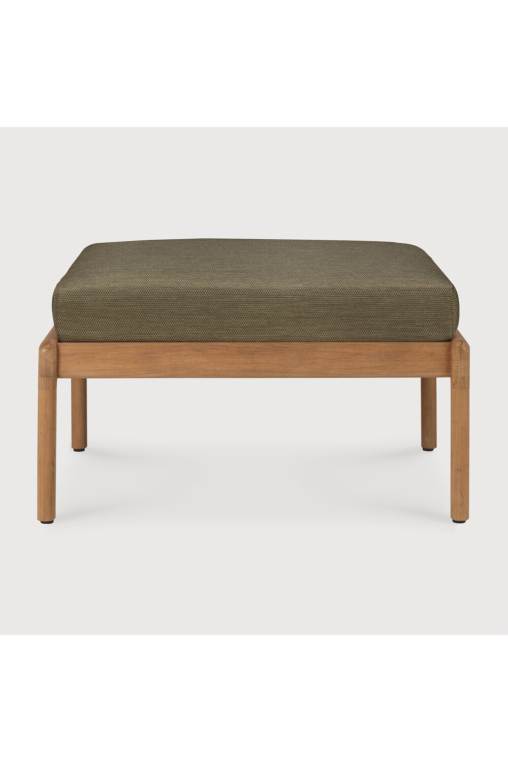 Natural Teak Outdoor Ottoman | Ethnicraft Jack | Oroa.com