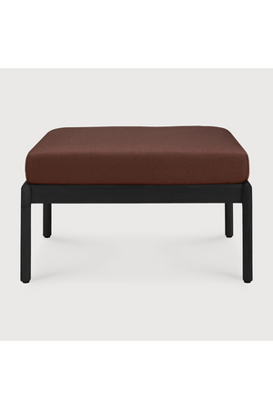 Teak Cushioned Outdoor Stool | Ethnicraft Jack | Oroa.com