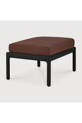 Teak Cushioned Outdoor Stool | Ethnicraft Jack | Oroa.com