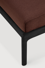 Teak Cushioned Outdoor Stool | Ethnicraft Jack | Oroa.com