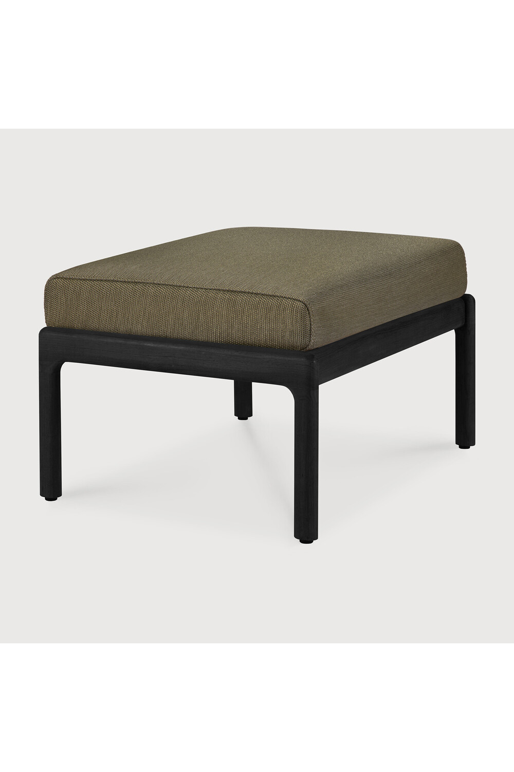 Teak Cushioned Outdoor Stool | Ethnicraft Jack | Oroa.com