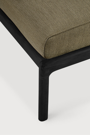 Teak Cushioned Outdoor Stool | Ethnicraft Jack | Oroa.com