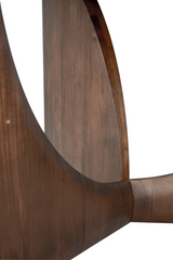 Brown Teak Dining Table | Ethnicraft Geometric | Oroa.com