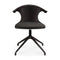 Modern European furniture - Varnished Teak Cushioned Office Chair - www.oroa.com