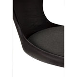 Modern European furniture - Varnished Teak Cushioned Office Chair - www.oroa.com