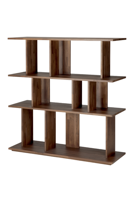 Brown Teak Shelving System | Ethnicraft Irregular | Oroa.com