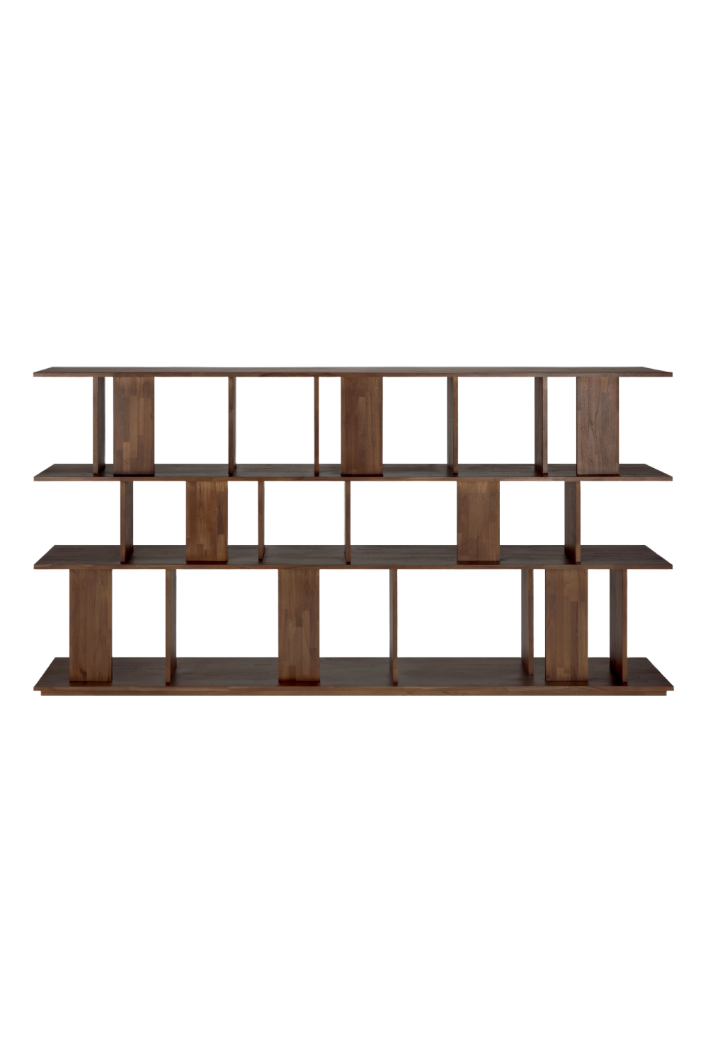 Brown Teak Shelving System | Ethnicraft Irregular | Oroa.com